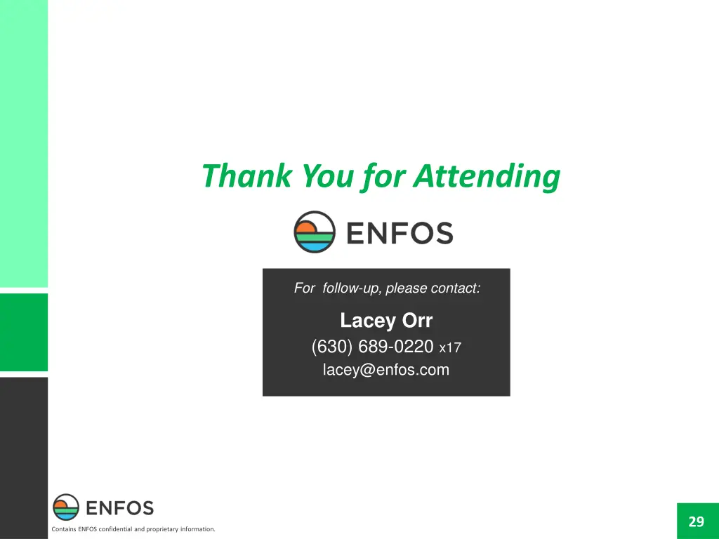 thank you for attending