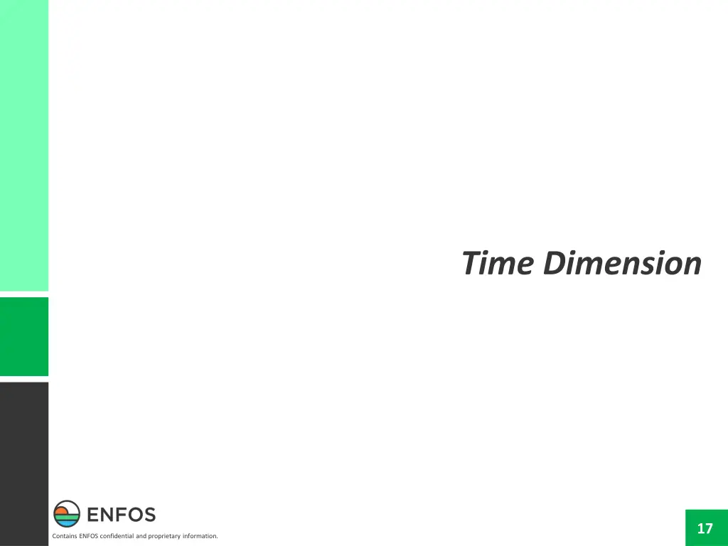time dimension
