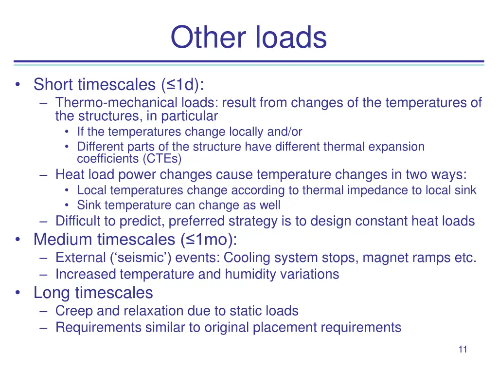 other loads