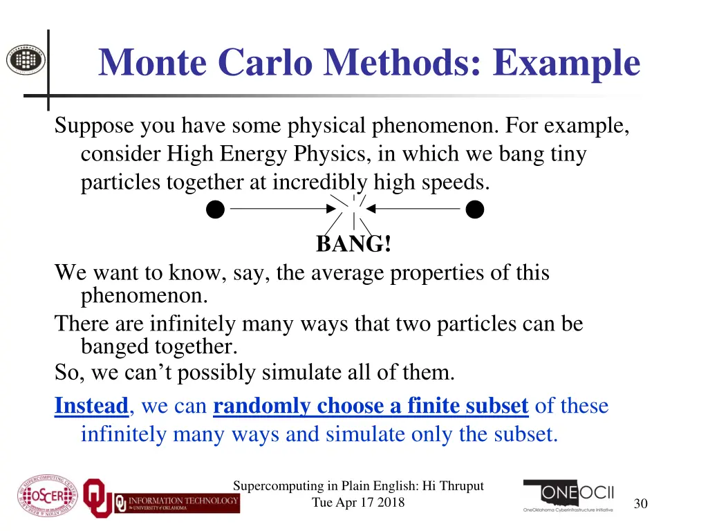 monte carlo methods example 1