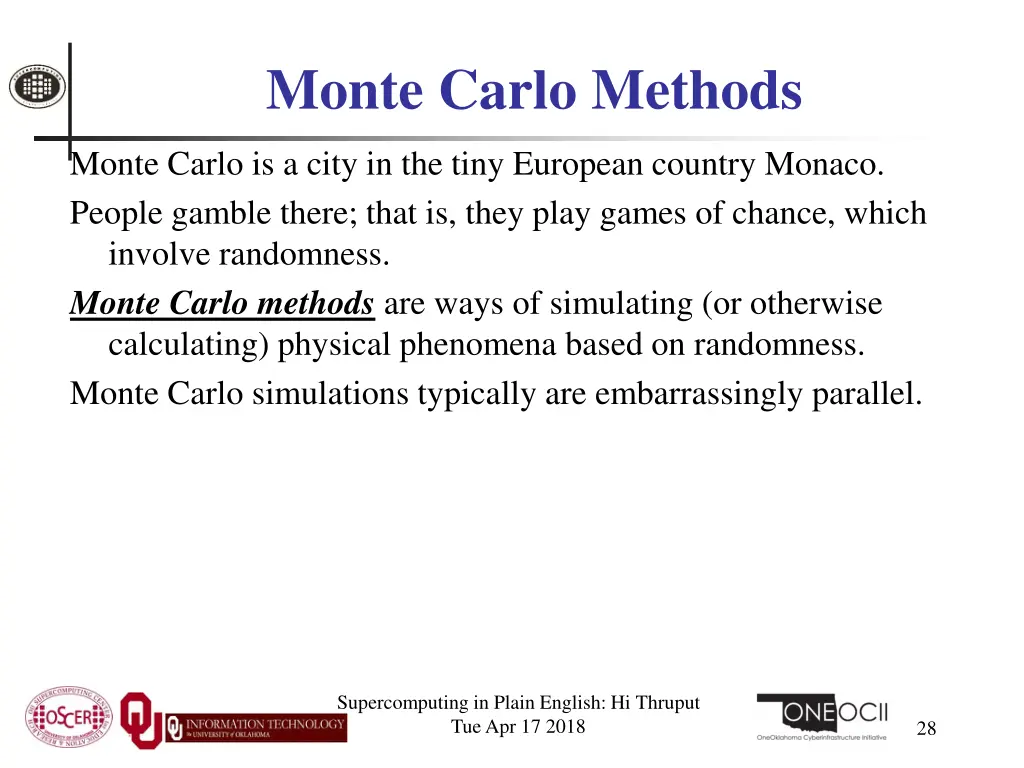 monte carlo methods