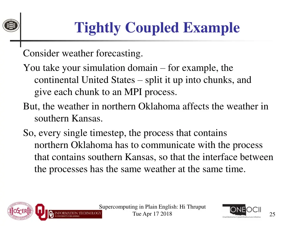 tightly coupled example