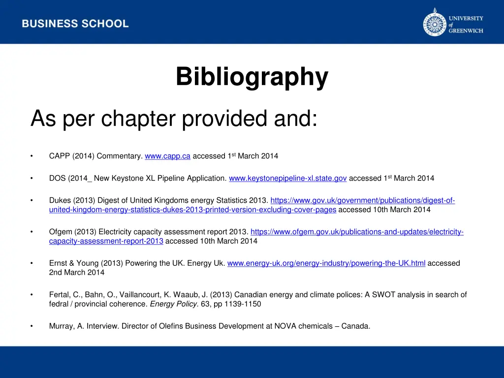 bibliography