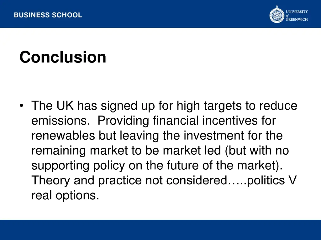 conclusion
