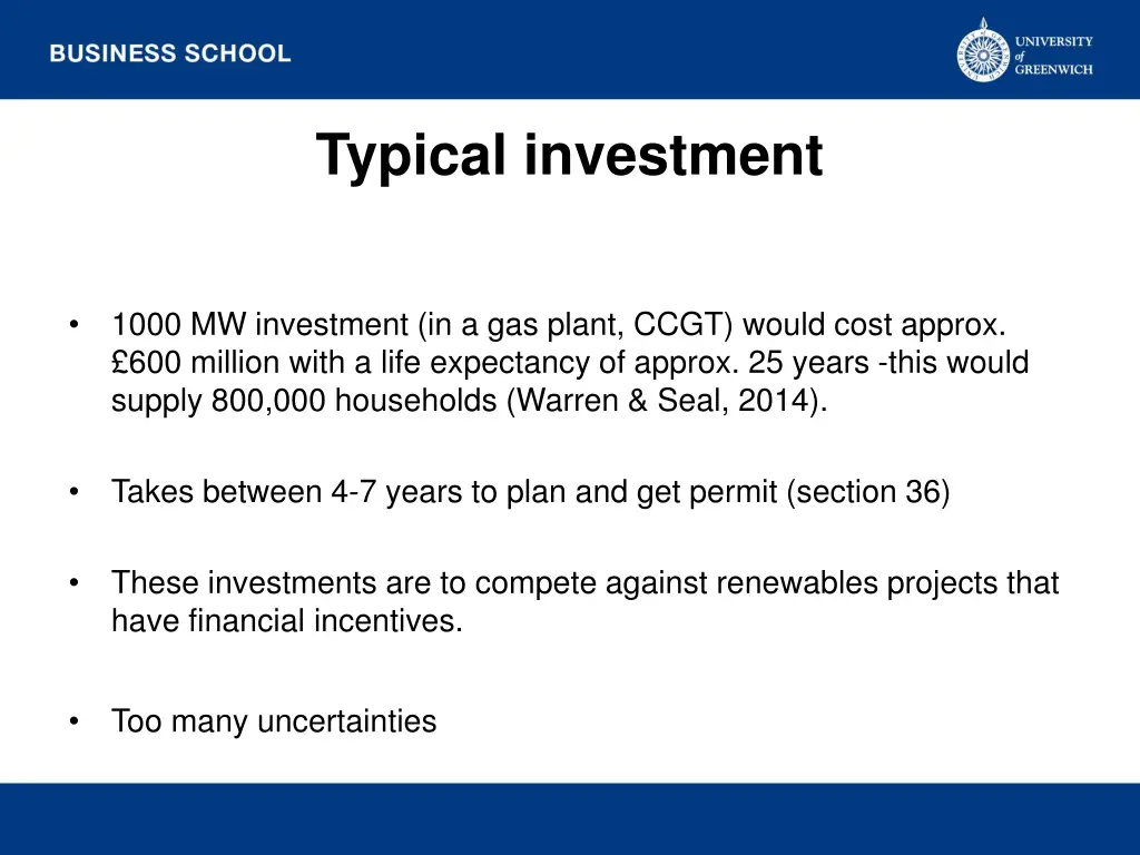 typical investment