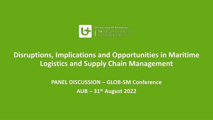 disruptions implications and opportunities