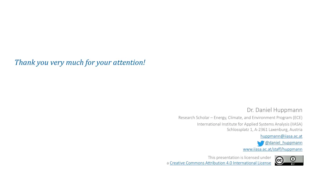 thank you very much for your attention