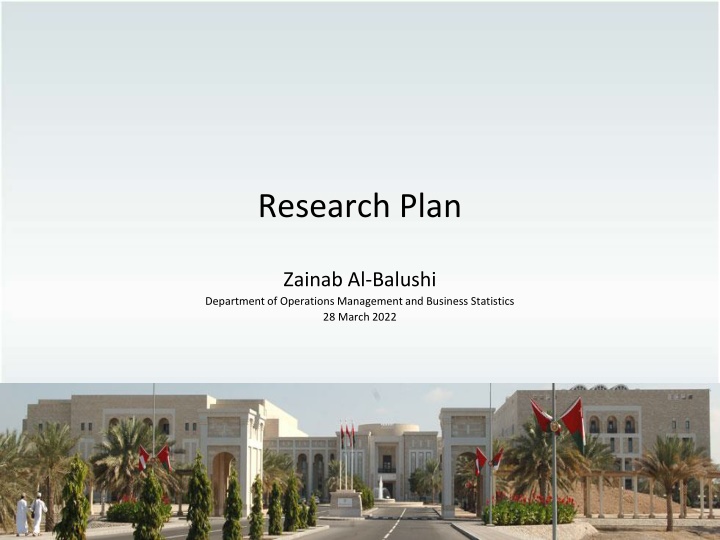 research plan