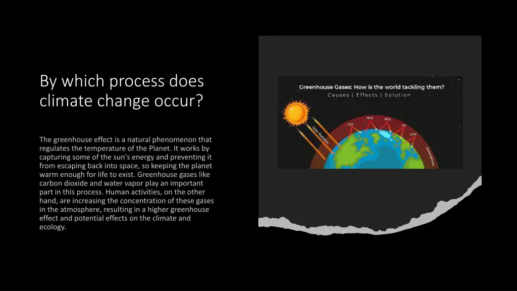 by which process does climate change occur
