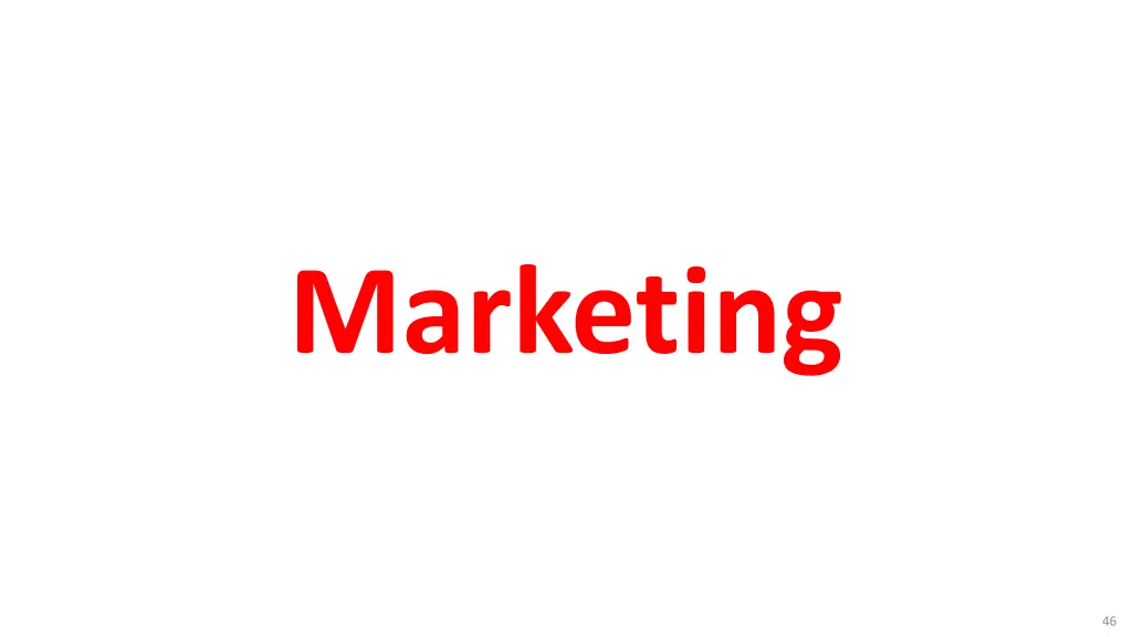 marketing