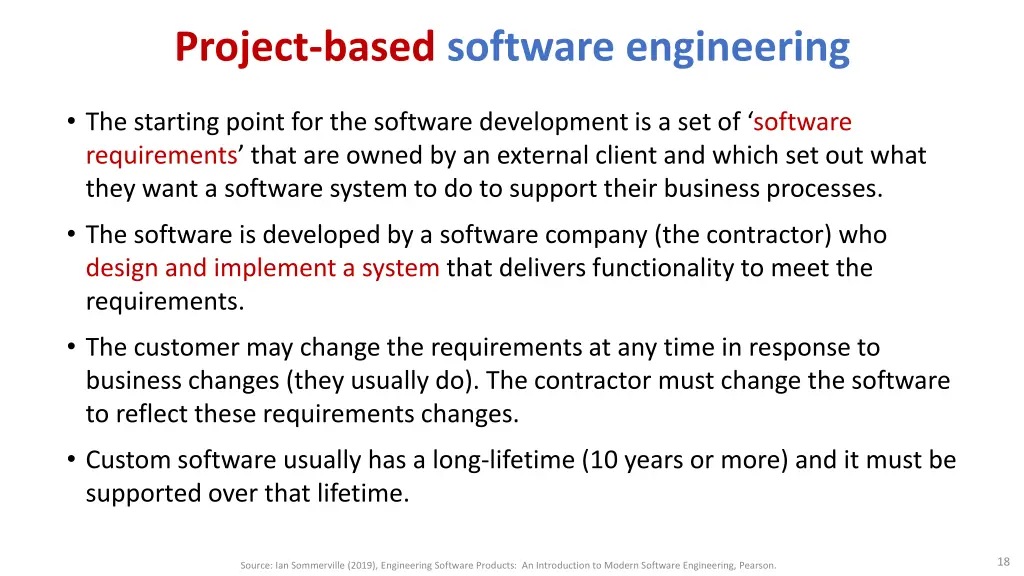 project based software engineering 1