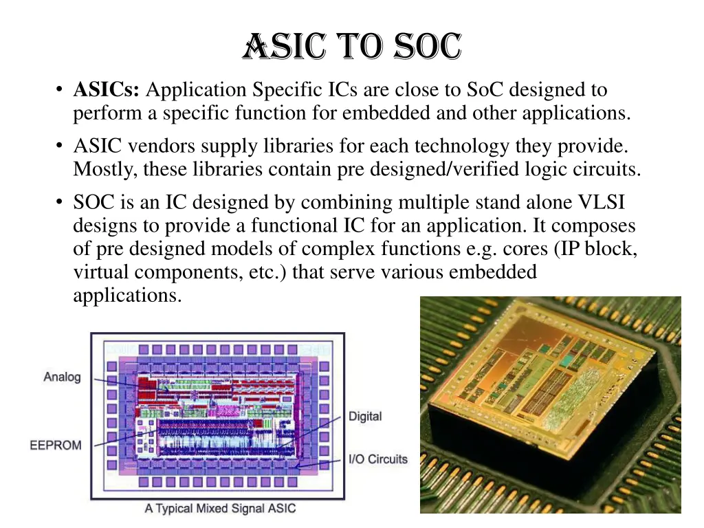 asic to soc