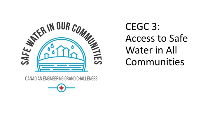 cegc 3 access to safe water in all communities