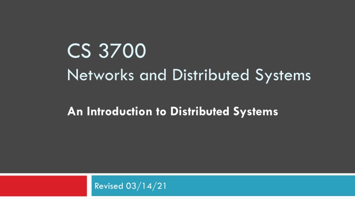 cs 3700 networks and distributed systems
