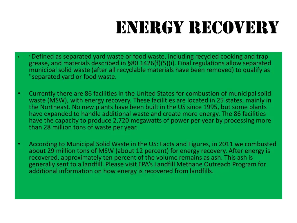 energy recovery 1
