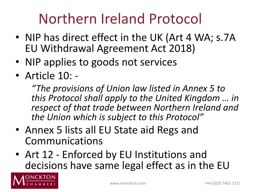 northern ireland protocol