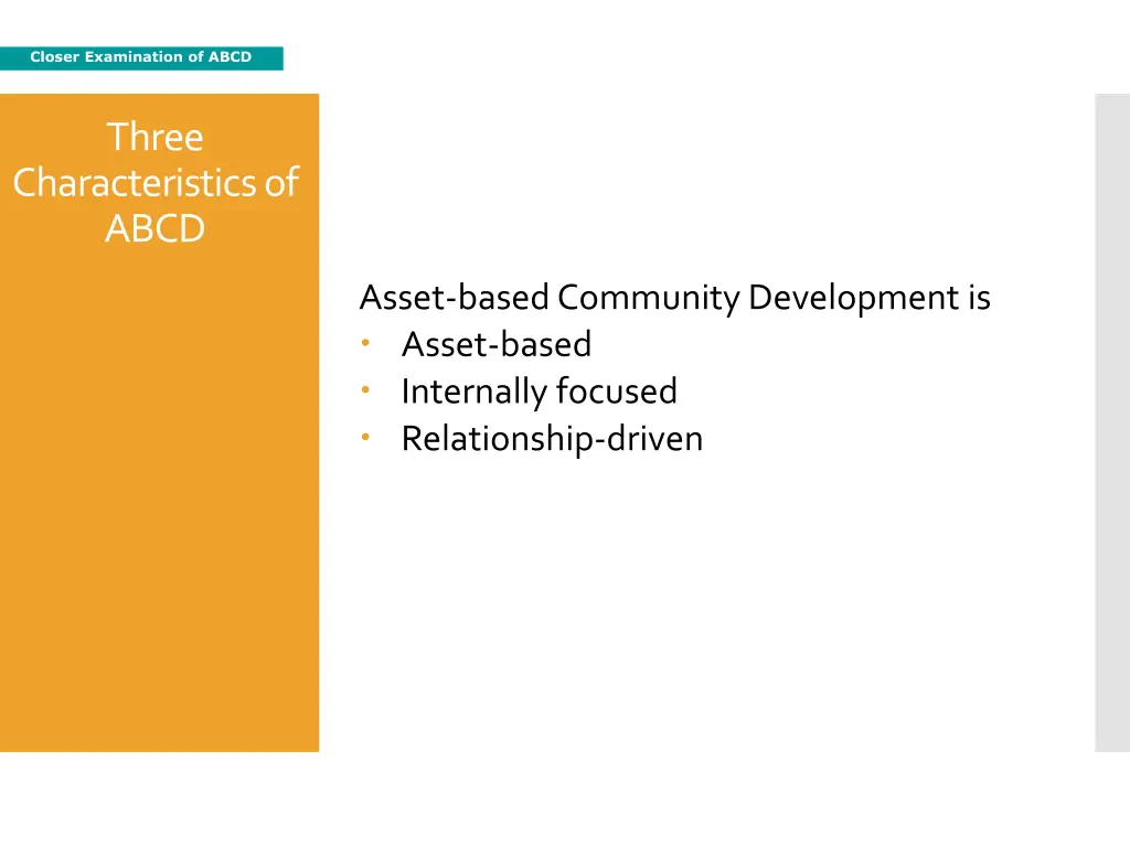 closer examination of abcd