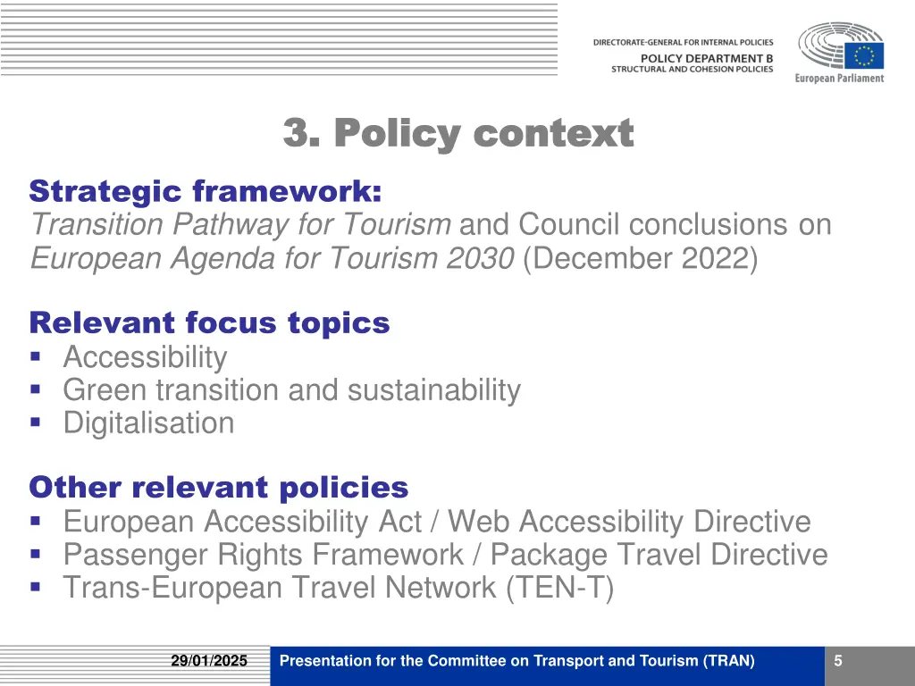 3 policy context 3 policy context