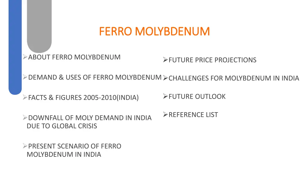 ferro molybdenum ferro molybdenum 1