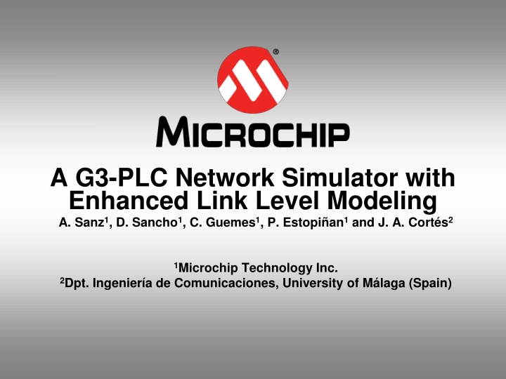 a g3 plc network simulator with enhanced link