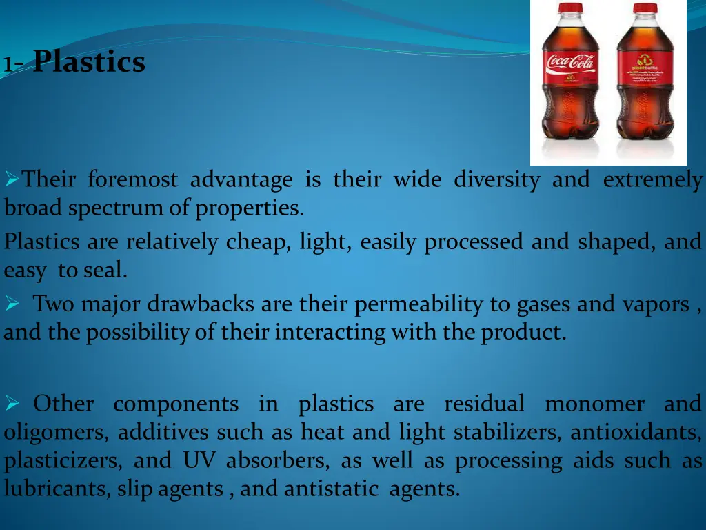 1 plastics