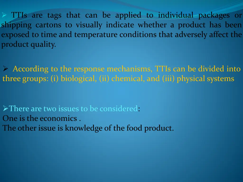 ttis are tags that can be applied to individual