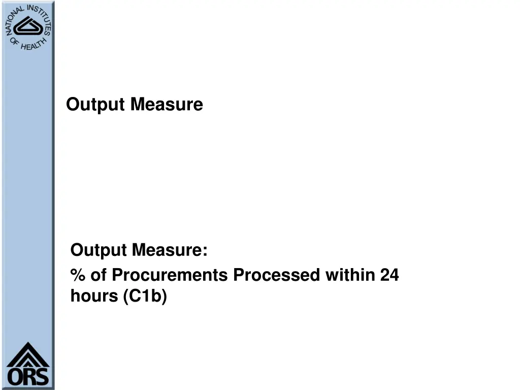 output measure