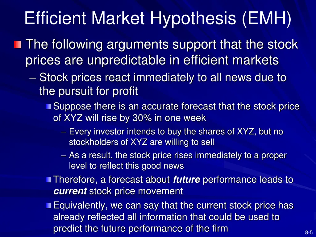efficient market hypothesis emh 1