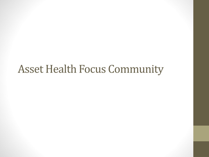 asset health focus community