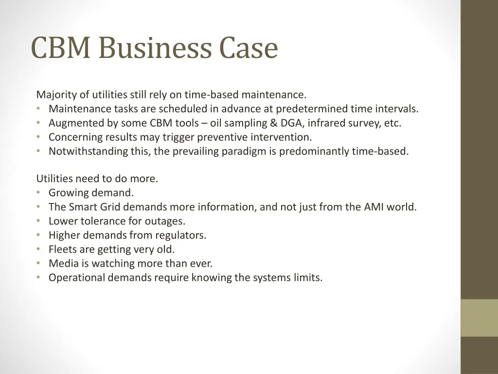 cbm business case