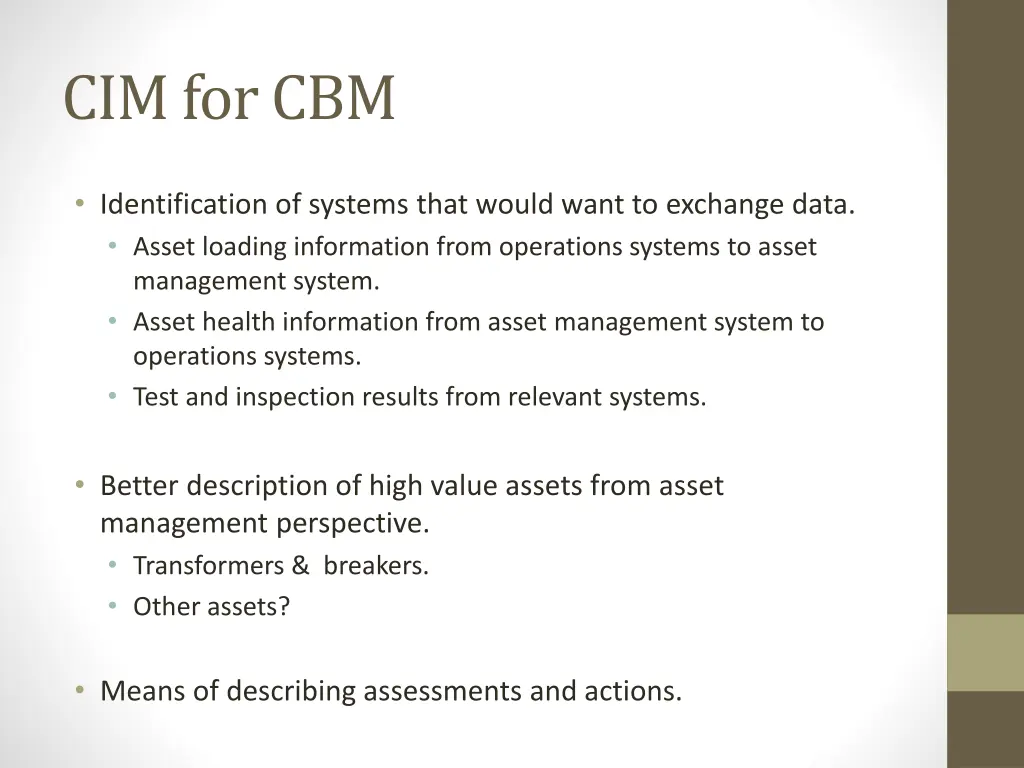 cim for cbm