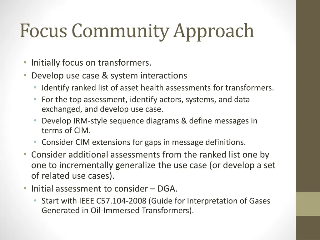 focus community approach