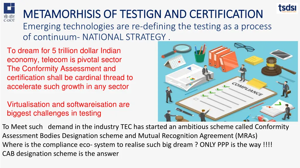metamorhisis of testign and certification