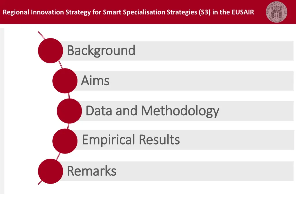 regional innovation strategy for smart 1