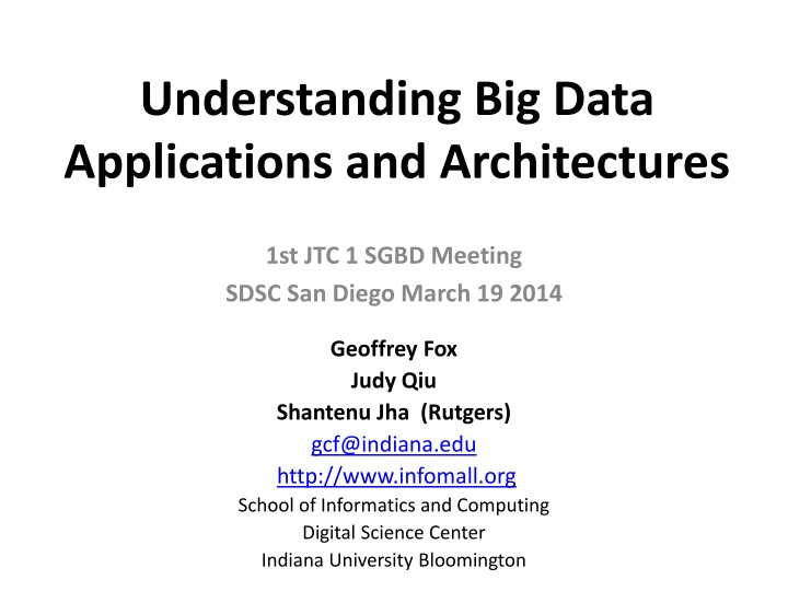 understanding big data applications