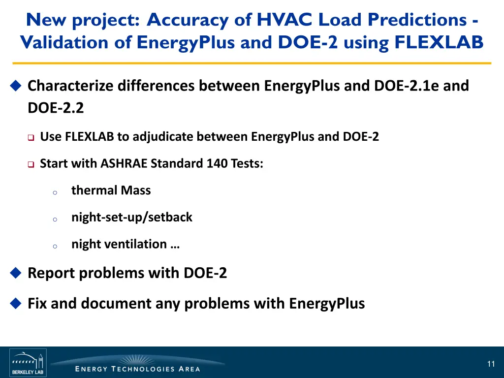 new project accuracy of hvac load predictions