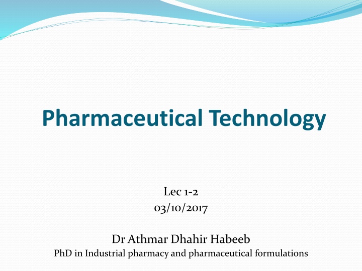 pharmaceutical technology