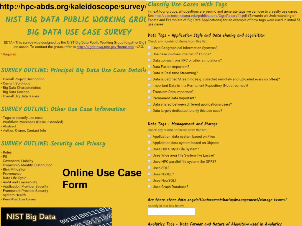 http hpc abds org kaleidoscope survey