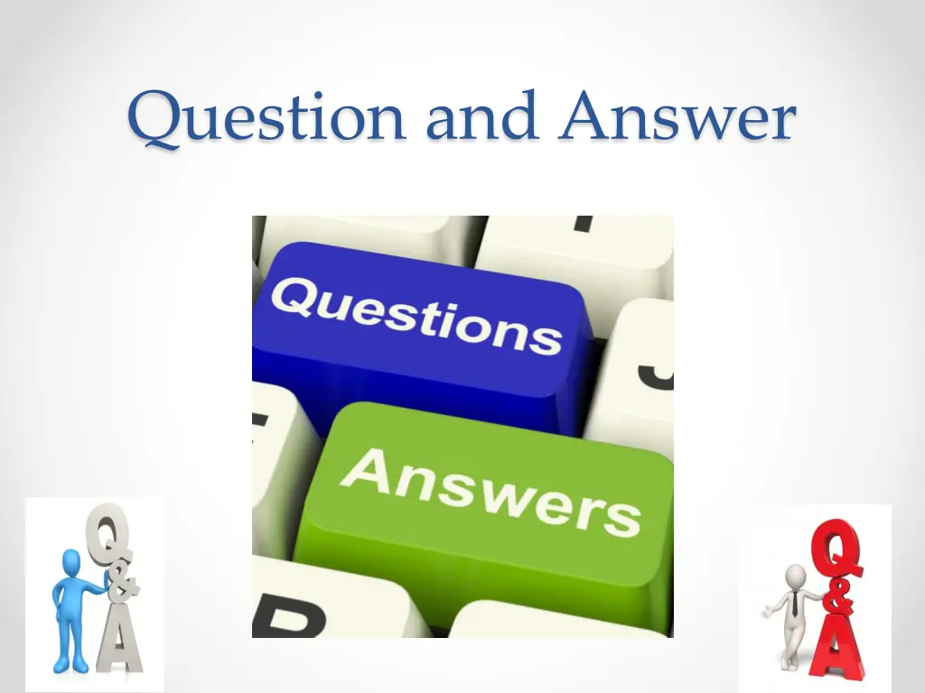 question and answer