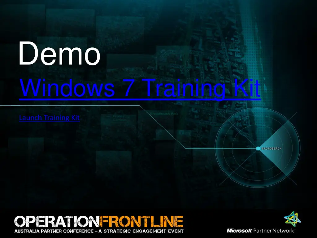 demo windows 7 training kit
