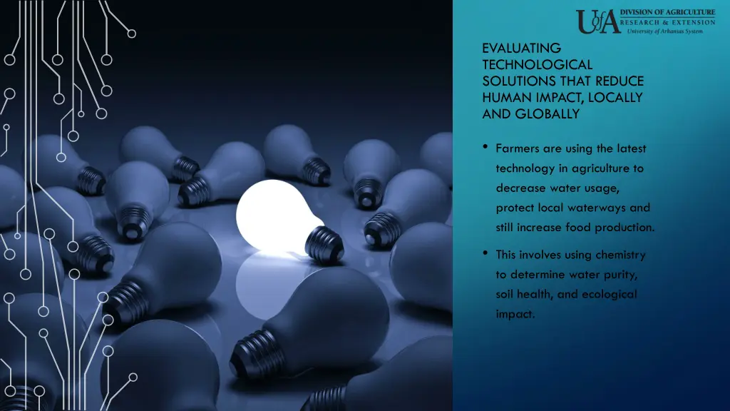 evaluating technological solutions that reduce