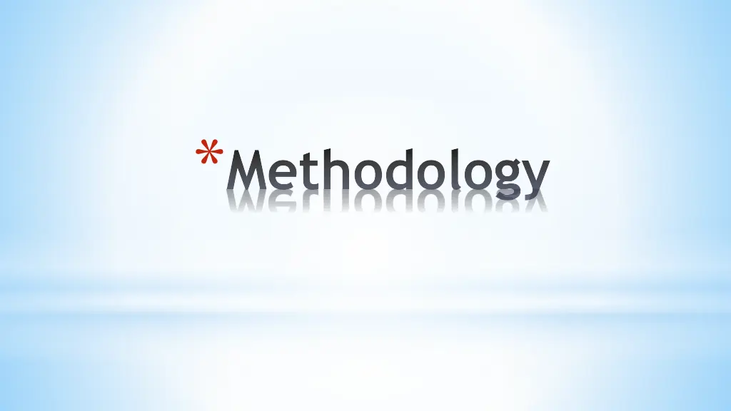 methodology
