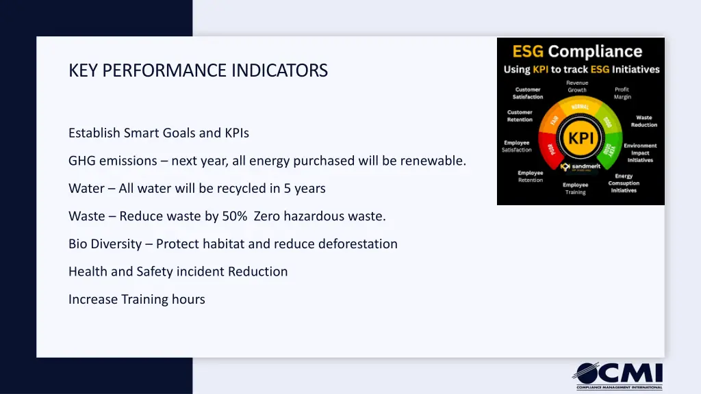 key performance indicators