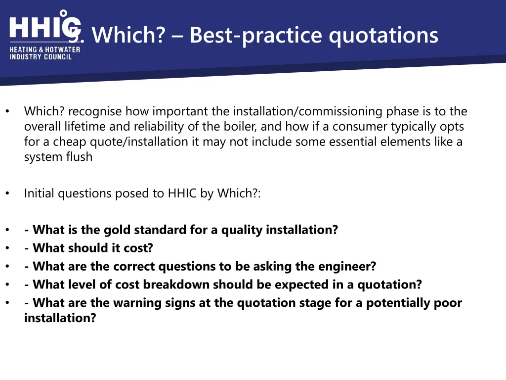 5 which best practice quotations