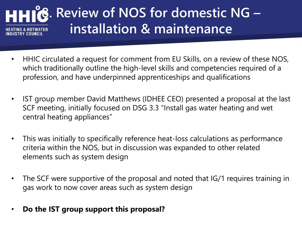 8 review of nos for domestic ng installation