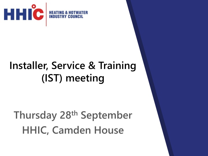 installer service training ist meeting