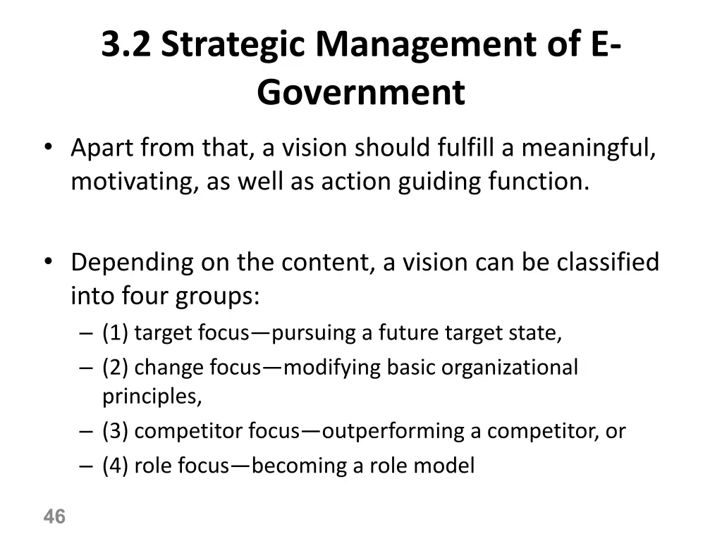 3 2 strategic management of e government 6