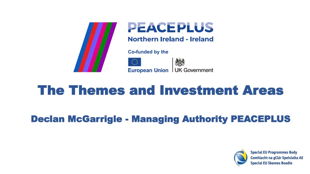 the themes and investment areas the themes