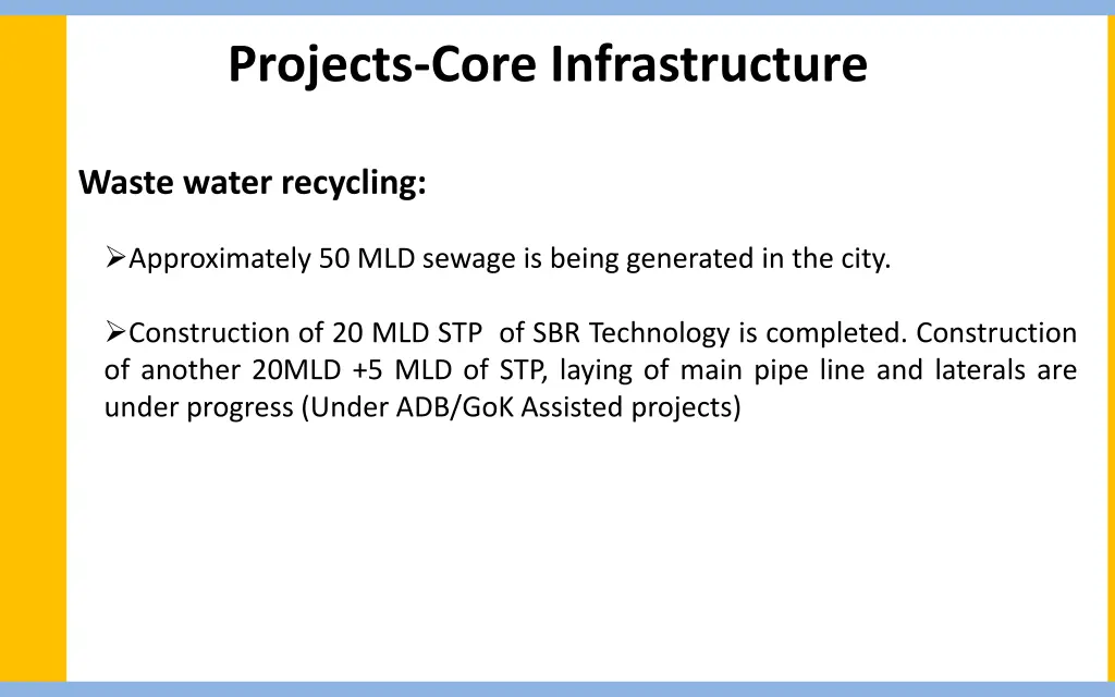 projects core infrastructure 1