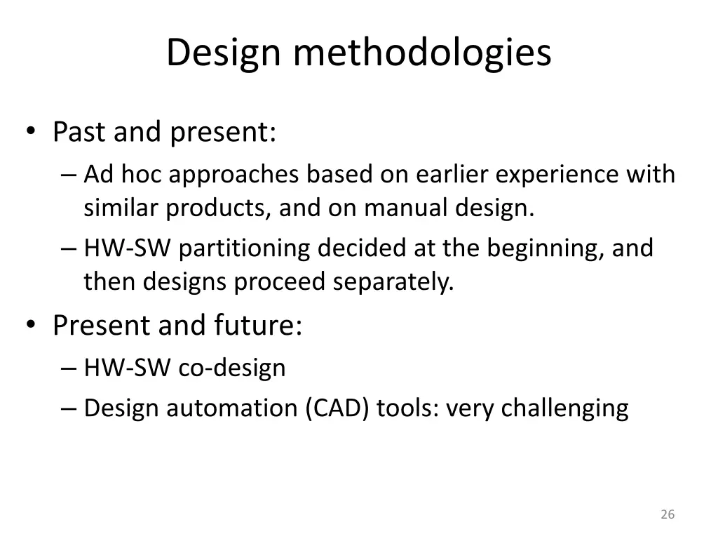 design methodologies